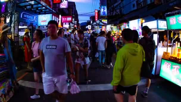 Daan District Taipei Taiwan Juli 2018 Zijn Een Traditionele Locatie — Stockvideo