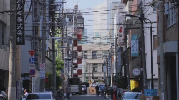 Shinjuku Tokio Japonsko Srpna 2017 Její Umístění Města Tokiu Fotoaparát — Stock video