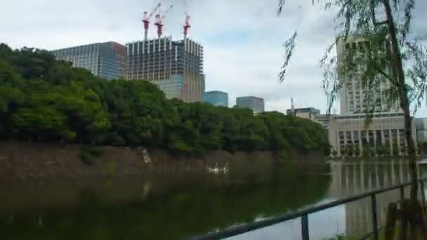 Ootemachi Tokio September 15E 2017 Zijn Een Locatie Tokio Time — Stockvideo