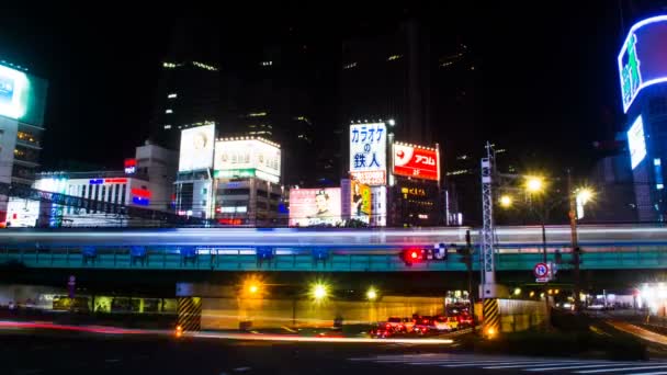 2017年10月11日 它在东京的城市位置 时间流逝 摄像头 Eos — 图库视频影像