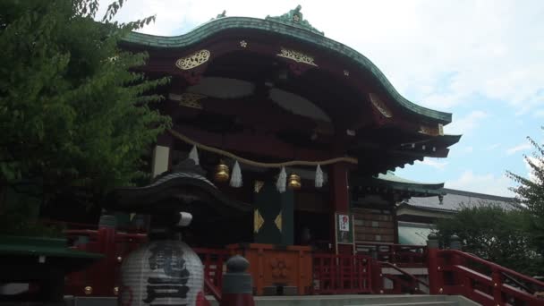 Kameido Tóquio Japão Agosto 2018 Uma Localização Tradicional Tóquio Câmera — Vídeo de Stock