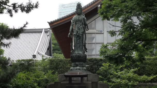 Toranomon Tóquio Japão Agosto 2017 Uma Localização Tradicional Tóquio Câmera — Vídeo de Stock