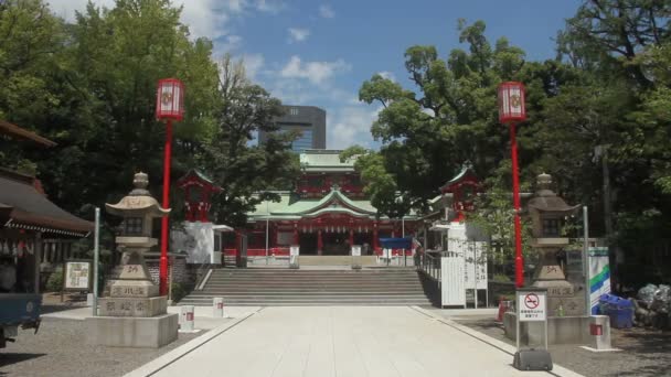 Distrito Koutou Tokio Japón Julio 2017 Una Ubicación Tradicional Tokio — Vídeo de stock