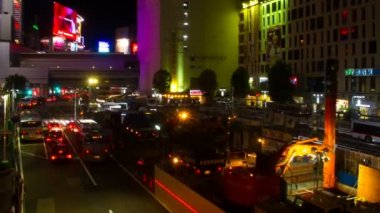 Shibuya, Tokyo/Japonya - 11th Mayıs 2018: Onun Tokyo şehir konum. zaman atlamalı. fotoğraf makinesi: Canon Eos 5d mark4