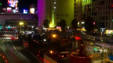 Shibuya, Tokyo/Japonya - 11th Ekim 2017: Onun Tokyo şehir konum. zaman atlamalı. fotoğraf makinesi: Canon Eos 7d