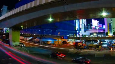 Shibuya, Tokyo/Japonya - 11th Mayıs 2018: Onun Tokyo şehir konum. zaman atlamalı. fotoğraf makinesi: Canon Eos 5d mark4