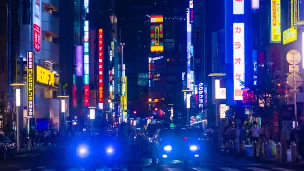 Shibuya Tokio Maja 2018 Jego Położenie Miasta Tokio Upływ Czasu — Wideo stockowe