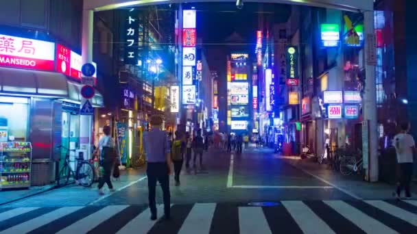 Ikebukuro Tokyo Japan August 2018 Det Beliggende Tokyo Tid Bortfalder – Stock-video