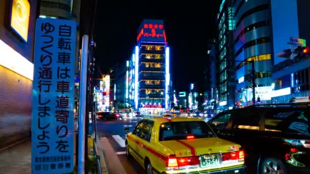 2018 その東京市内に位置します 時間の経過 カメラ キヤノン Eos Mark4 — ストック動画