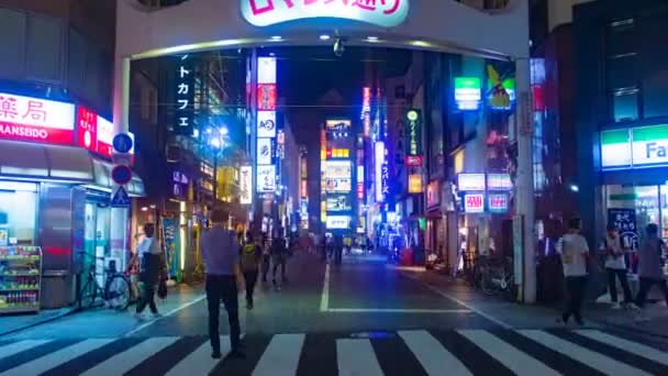 Ikebukuro Tokio Japón Agosto 2018 Una Ciudad Ubicada Tokio Lapso — Vídeos de Stock