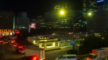 Shinjuku, Tokyo/Japonya - 17th Ekim 2017: Onun Tokyo şehir konum. zaman atlamalı. fotoğraf makinesi: Canon Eos 7d