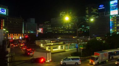 Shinjuku, Tokyo/Japonya - 17th Ekim 2017: Onun Tokyo şehir konum. zaman atlamalı. fotoğraf makinesi: Canon Eos 7d