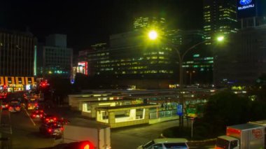 Shinjuku, Tokyo/Japonya - 17th Ekim 2017: Onun Tokyo şehir konum. zaman atlamalı. fotoğraf makinesi: Canon Eos 7d