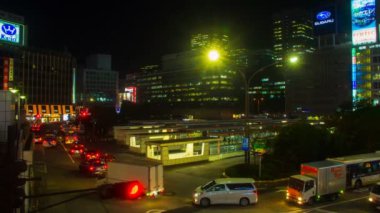 Shinjuku, Tokyo/Japonya - 17th Ekim 2017: Onun Tokyo şehir konum. zaman atlamalı. fotoğraf makinesi: Canon Eos 7d