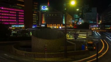 Shinjuku, Tokyo/Japonya - 17th Ekim 2017: Onun Tokyo şehir konum. zaman atlamalı. fotoğraf makinesi: Canon Eos 7d