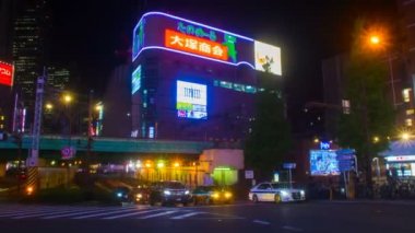 Shinjuku, Tokyo/Japonya - 17th Ekim 2017: Onun Tokyo şehir konum. zaman atlamalı. fotoğraf makinesi: Canon Eos 7d