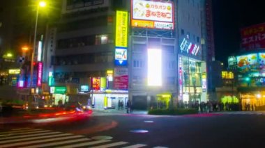 Shinjuku, Tokyo/Japonya - 17th Ekim 2017: Onun Tokyo şehir konum. zaman atlamalı. fotoğraf makinesi: Canon Eos 7d