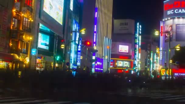 Shinjuku Tokio Japón Octubre 2017 Una Ciudad Ubicada Tokio Lapso — Vídeo de stock