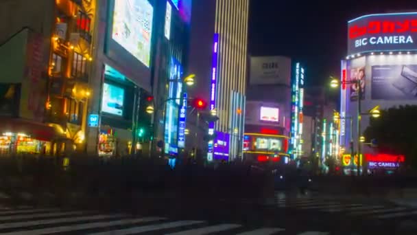 Shinjuku Tokyo Japan Oktober 2017 Dess Ett Läge Tokyo Tid — Stockvideo