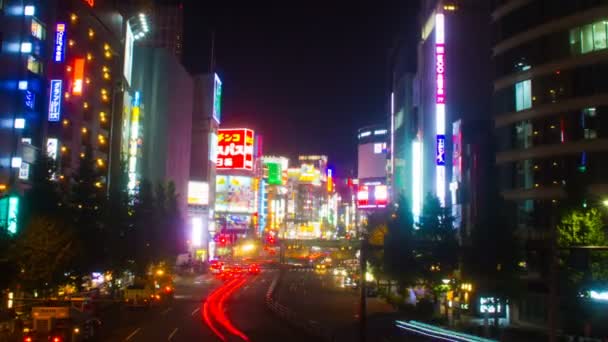 Shinjuku Tokio Oktober 2017 Een Locatie Tokio Time Lapse Camera — Stockvideo