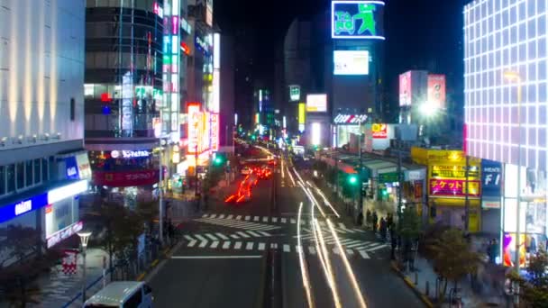 Shinjuku Tóquio Japão Outubro 2017 Uma Cidade Localizada Tóquio Lapso — Vídeo de Stock