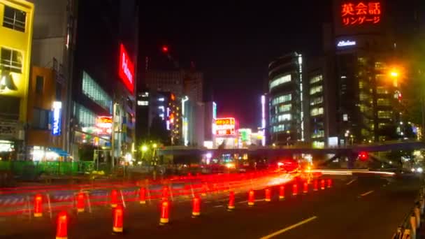 Shinjuku Tokyo Japan Oktober 2017 Dess Ett Läge Tokyo Tid — Stockvideo