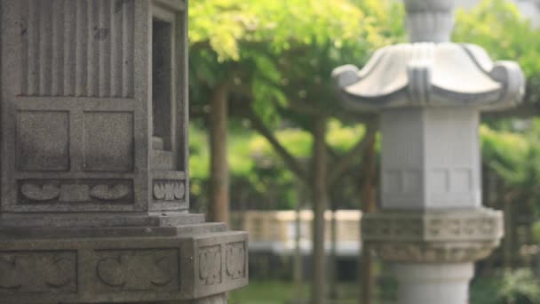 2018 東京の日本の神社に伝統的な位置 カメラ キヤノン Eos Mark4 — ストック動画