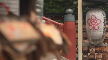 Kameido, Tokyo/Japonya - 5 Ağustos 2018: Onun bir adak tablet vasıl Tokyo Japon tapınak. fotoğraf makinesi: Canon Eos 5d mark4