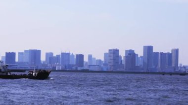 Ariake, Tokyo/Japonya - 27 Ağustos 2018: Onun, Tokyo Japonya bay area. fotoğraf makinesi: Canon Eos 5d mark4