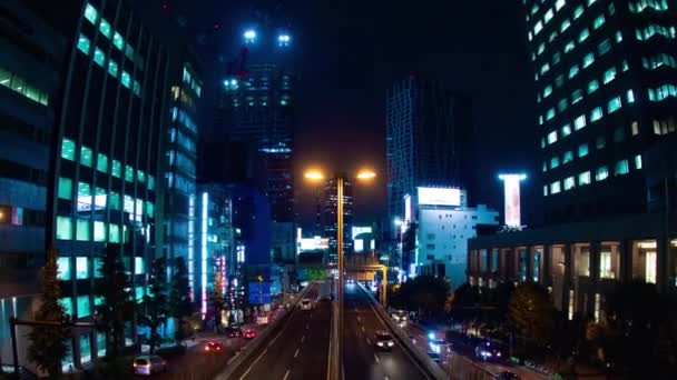 Shibuya Tokio 2018 Sierpnia Jego Położenie Miasta Tokio Upływ Czasu — Wideo stockowe