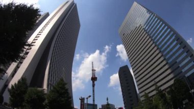 Shinjuku, Tokyo/Japonya - 16 Ağustos 2018: Onun Tokyo şehir konum. zaman atlamalı. fotoğraf makinesi: Canon Eos 5d mark4