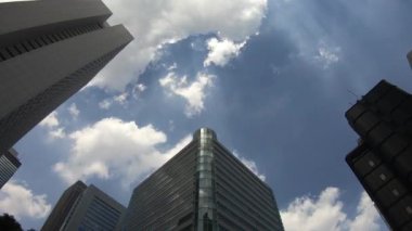 Shinjuku, Tokyo/Japonya - 16 Ağustos 2018: Onun Tokyo şehir konum. zaman atlamalı. fotoğraf makinesi: Canon Eos 5d mark4