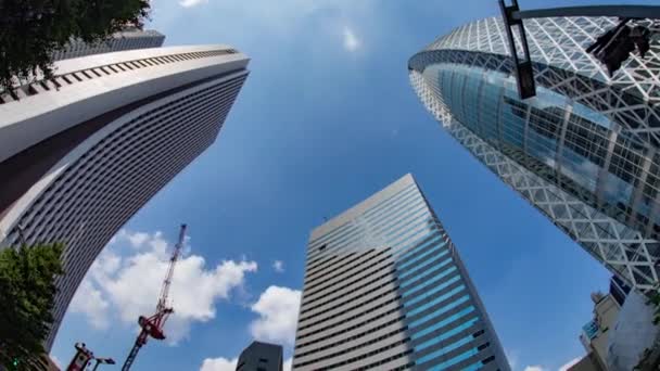 Shinjuku Tokyo Japán Augusztus 2018 Annak Belváros Tokióban Idő Telik — Stock videók
