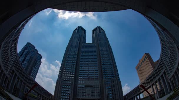 Shinjuku Tokio Augustus 2018 Zijn Een Locatie Tokio Time Lapse — Stockvideo