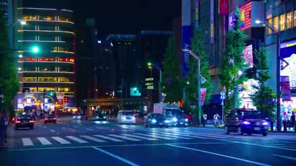 秋葉原 2018 その東京市内に位置します 時間の経過 カメラ キヤノン Eos Mark4 — ストック動画