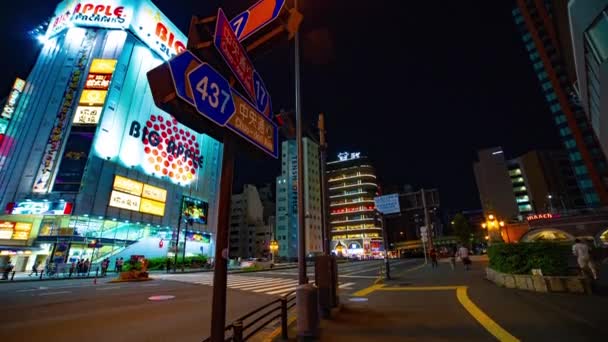 日本东京秋叶原 2018年7月11日 位于东京的城市 时间推移 Eos 标记4 — 图库视频影像