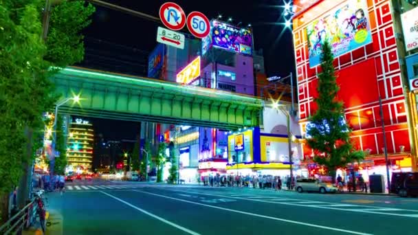 Акіхабара Токіо Японія 2018 Липня Його Розташування Міста Токіо Проміжок — стокове відео