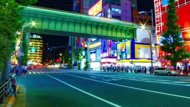 Akihabara Tokio Japón Julio 2018 Una Ciudad Ubicada Tokio Lapso — Vídeos de Stock