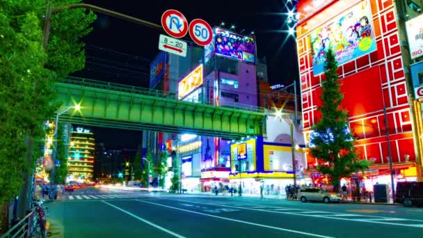 Akihabara Tokio Japón Julio 2018 Una Ciudad Ubicada Tokio Lapso — Vídeos de Stock