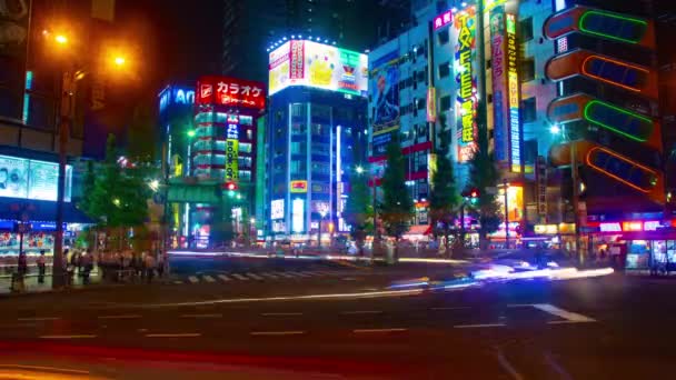 Akihabara Tokyo Japan Juli 2018 Ist Eine Stadtlage Tokyo Zeitraffer — Stockvideo