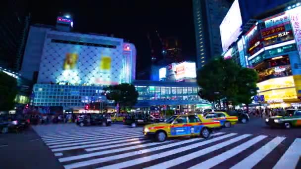 Shibuya Tóquio Japão Julho 2018 Sua Localização Tóquio Lapso Tempo — Vídeo de Stock