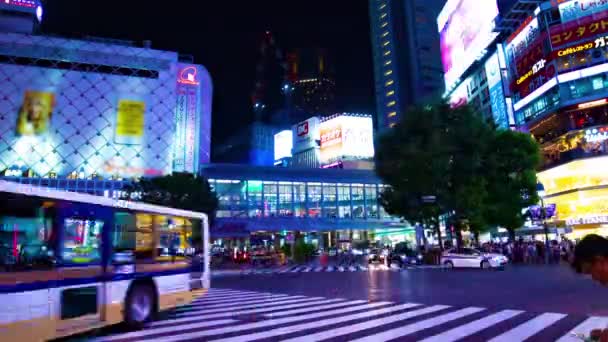 Shibuya Tokyo Japonya 27Th Temmuz 2018 Onun Tokyo Şehir Konum — Stok video