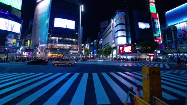 Shibuya Tokio Japón Julio 2018 Una Ciudad Ubicada Tokio Lapso — Vídeos de Stock