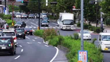 Aoyama, Tokyo/Japonya - 15th Eylül 2018: Onun Tokyo şehir konum. fotoğraf makinesi: Canon Eos 5d mark4