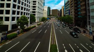 Akasaka, Tokyo/Japonya - 22 Ağustos 2018: Onun Tokyo şehir konum. zaman atlamalı. fotoğraf makinesi: Canon Eos 5d mark4