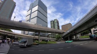 Akasaka, Tokyo/Japonya - 22 Ağustos 2018: Onun Tokyo şehir konum. zaman atlamalı. fotoğraf makinesi: Canon Eos 5d mark4