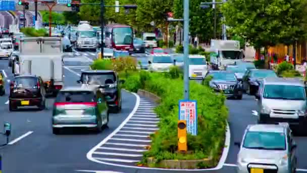 Akasaka Tokio Japonsko Srpen 2018 Její Umístění Města Tokiu Časová — Stock video