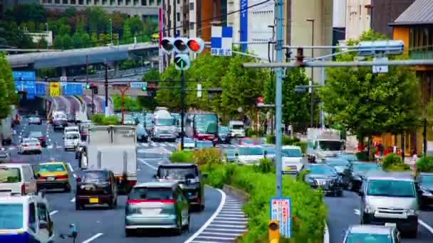 Akasaka Tokyo Jepang Agustus 2018 Lokasinya Tokyo Waktu Berlalu Kamera — Stok Video