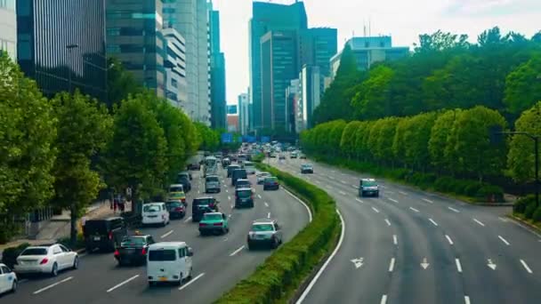 Akasaka Tokyo Jepang Agustus 2018 Lokasinya Tokyo Waktu Berlalu Kamera — Stok Video