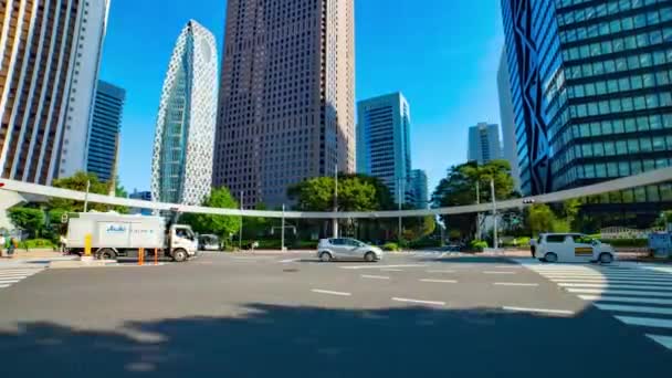 Shinjuku Tokio Japón Agosto 2018 Una Ciudad Ubicada Tokio Lapso — Vídeos de Stock